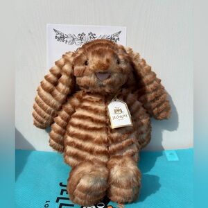 Jellycat Luxe Bashful Juniper Bunny NWT Rare Authentic with Dustbag New Rare